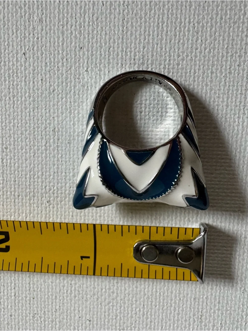 Star Wars Sterling Silver Ahsoka Lives Enamel Ring 925 Ahsoka Tano Clone Wars 8